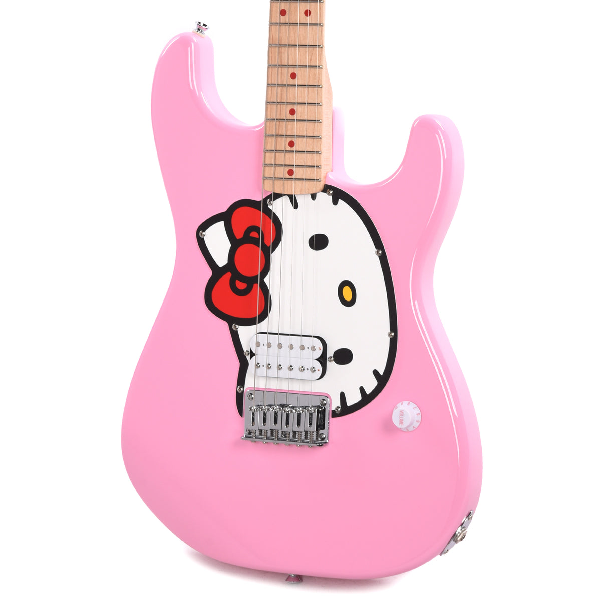 Squier Limited Edition Hello Kitty Stratocaster Pink Electric Guitars / Solid Body