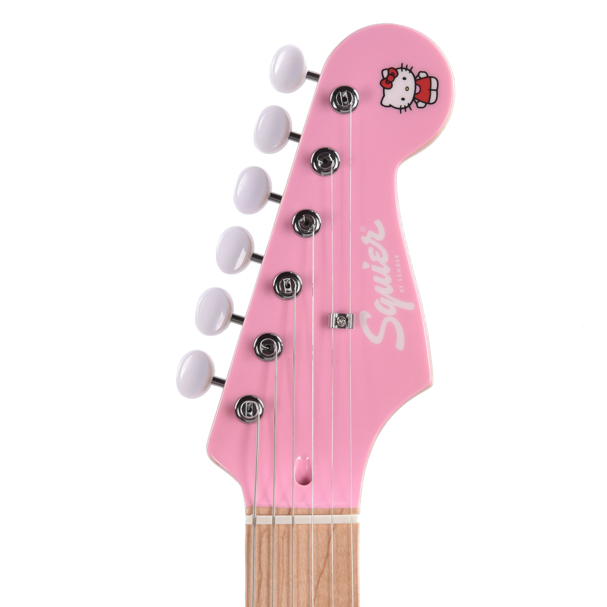Squier Limited Edition Hello Kitty Stratocaster Pink Electric Guitars / Solid Body