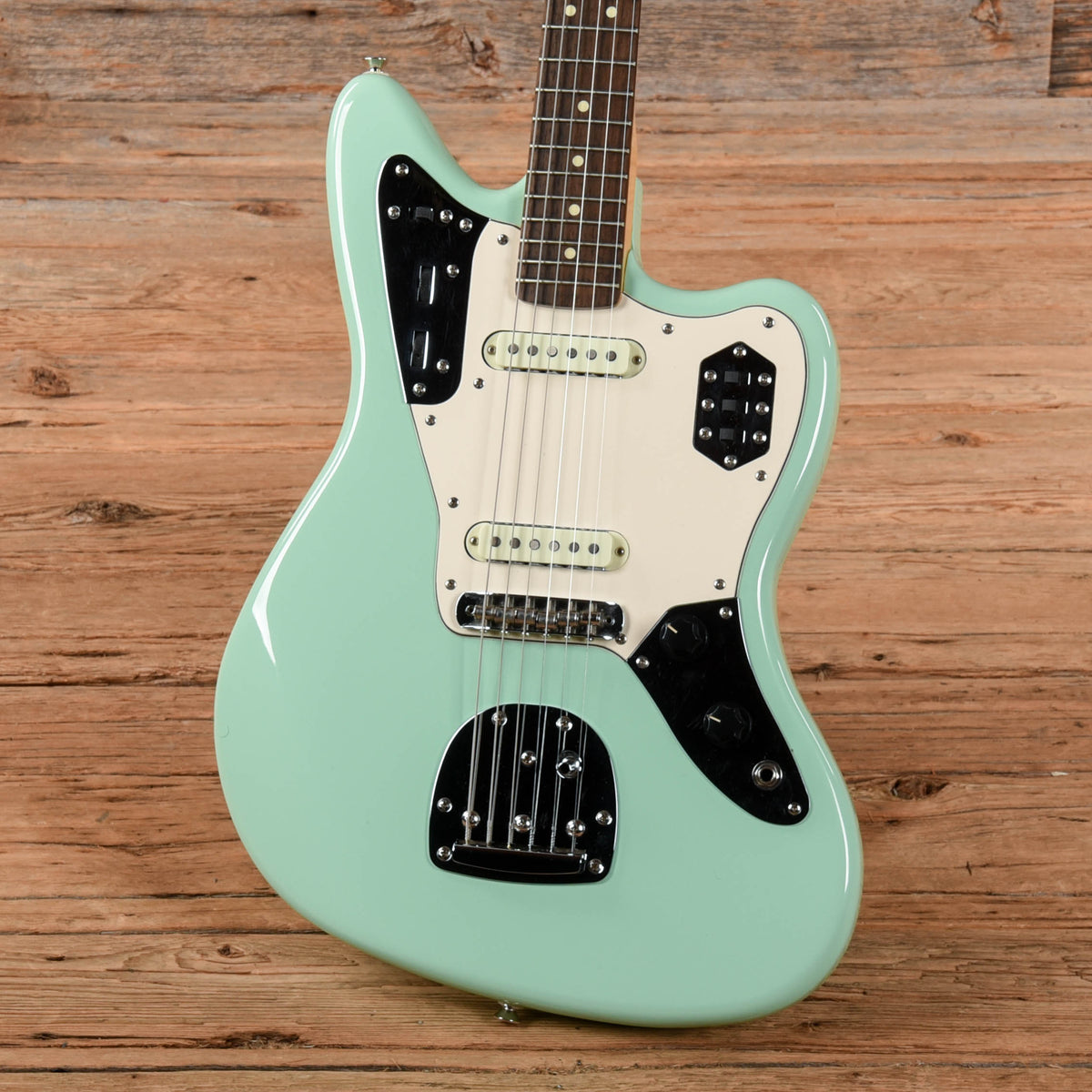 Squier Vintage Modified Jaguar Surf Green 2013 Electric Guitars / Solid Body