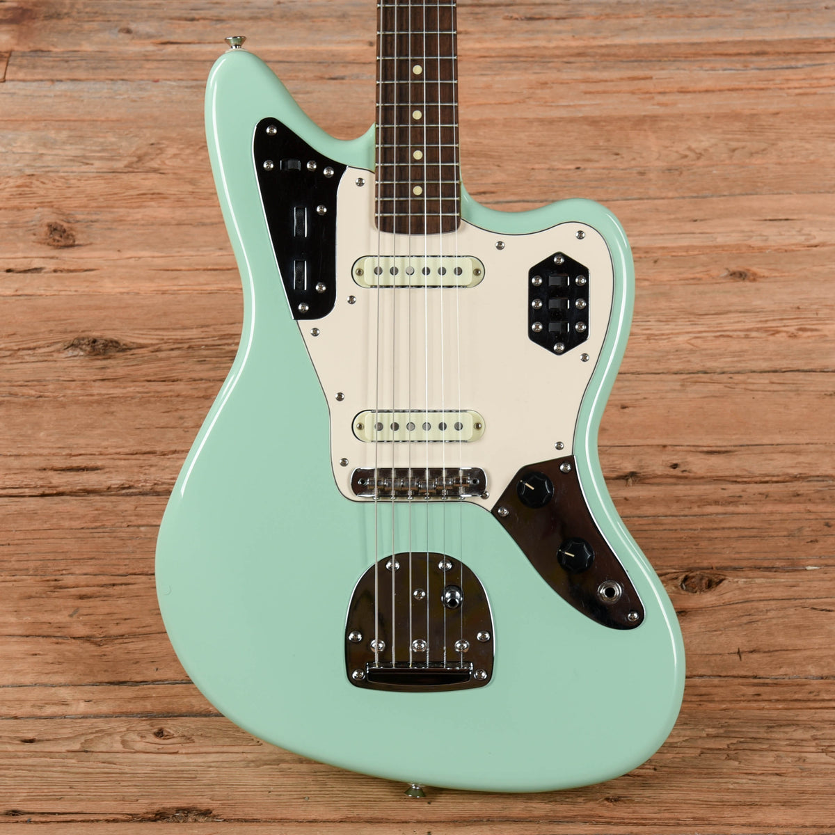 Squier Vintage Modified Jaguar Surf Green 2013 Electric Guitars / Solid Body