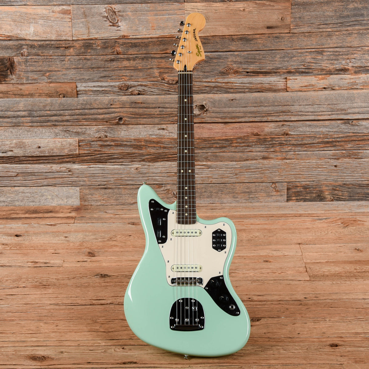 Squier Vintage Modified Jaguar Surf Green 2013 Electric Guitars / Solid Body