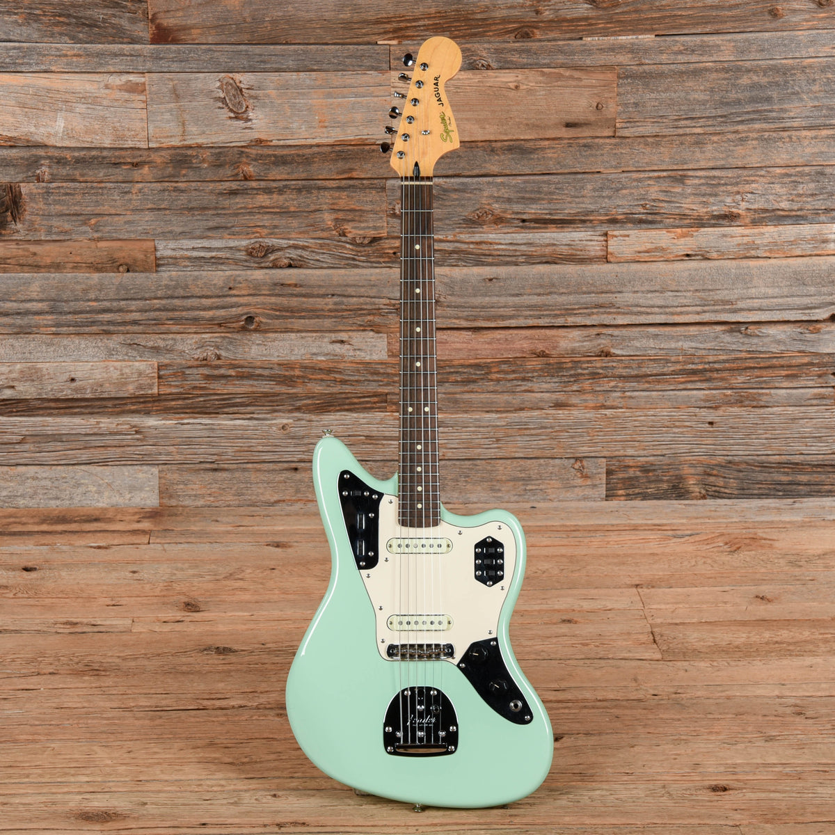 Squier Vintage Modified Jaguar Surf Green 2013 Electric Guitars / Solid Body