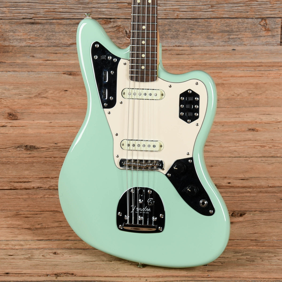 Squier Vintage Modified Jaguar Surf Green 2013 Electric Guitars / Solid Body