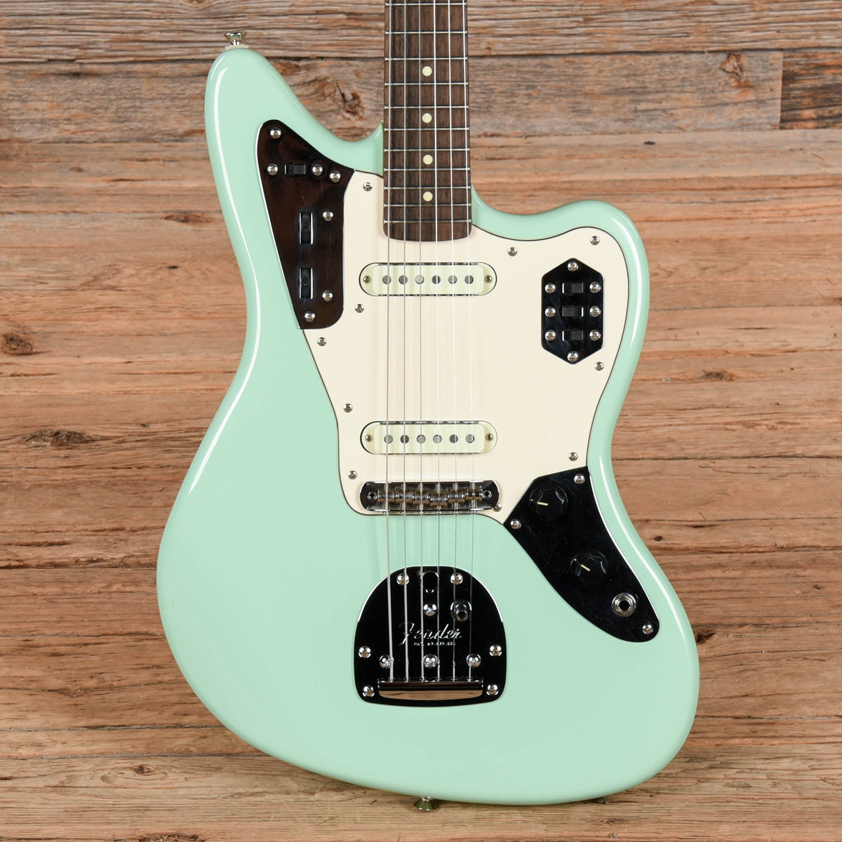 Squier Vintage Modified Jaguar Surf Green 2013 Electric Guitars / Solid Body