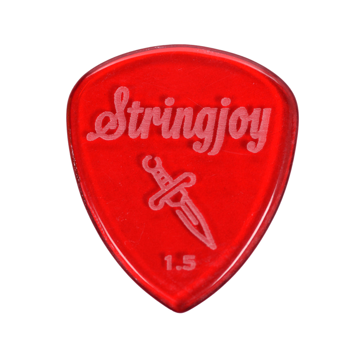 Stringjoy 1.5mm Dagger Acrylic Picks 2-Pack Accessories / Picks