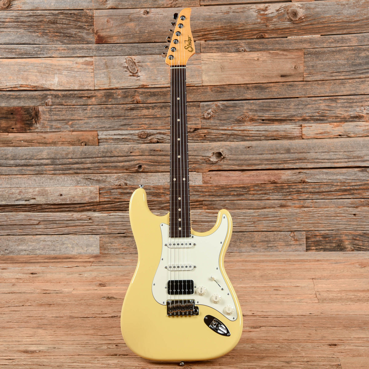 Suhr Antique HSS Vintage Yellow Electric Guitars / Solid Body