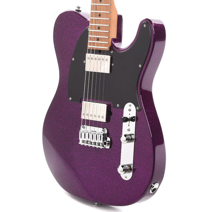 Suhr Custom Classic T Paulownia HH Purple Sparkle w/1-Piece Roasted Maple Neck Electric Guitars / Solid Body