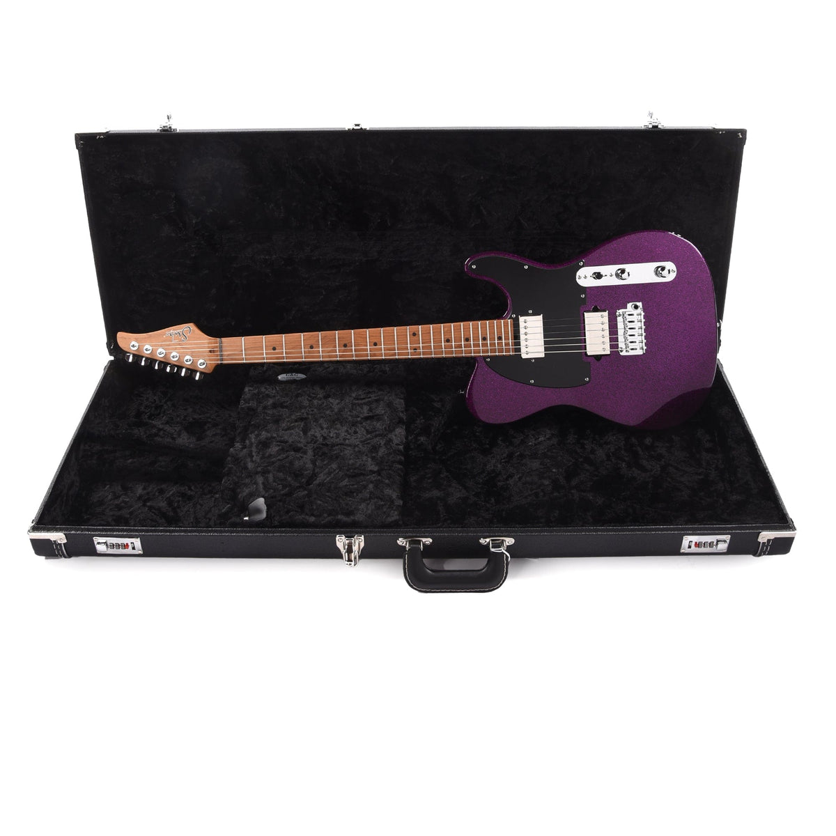 Suhr Custom Classic T Paulownia HH Purple Sparkle w/1-Piece Roasted Maple Neck Electric Guitars / Solid Body