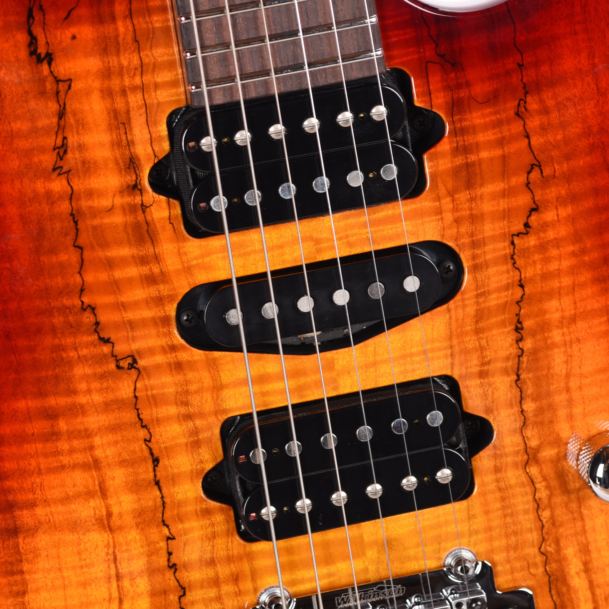 Suhr Custom Modern Aged Cherry Burst w/CME-Selected Spalt Maple Top Electric Guitars / Solid Body
