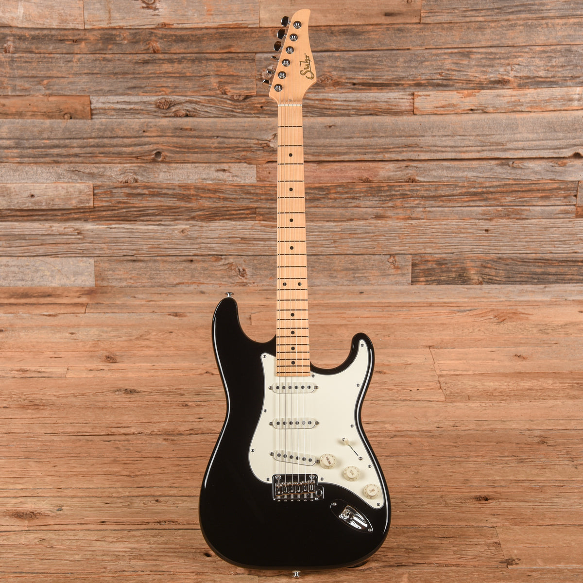 Suhr Classic S Black Electric Guitars