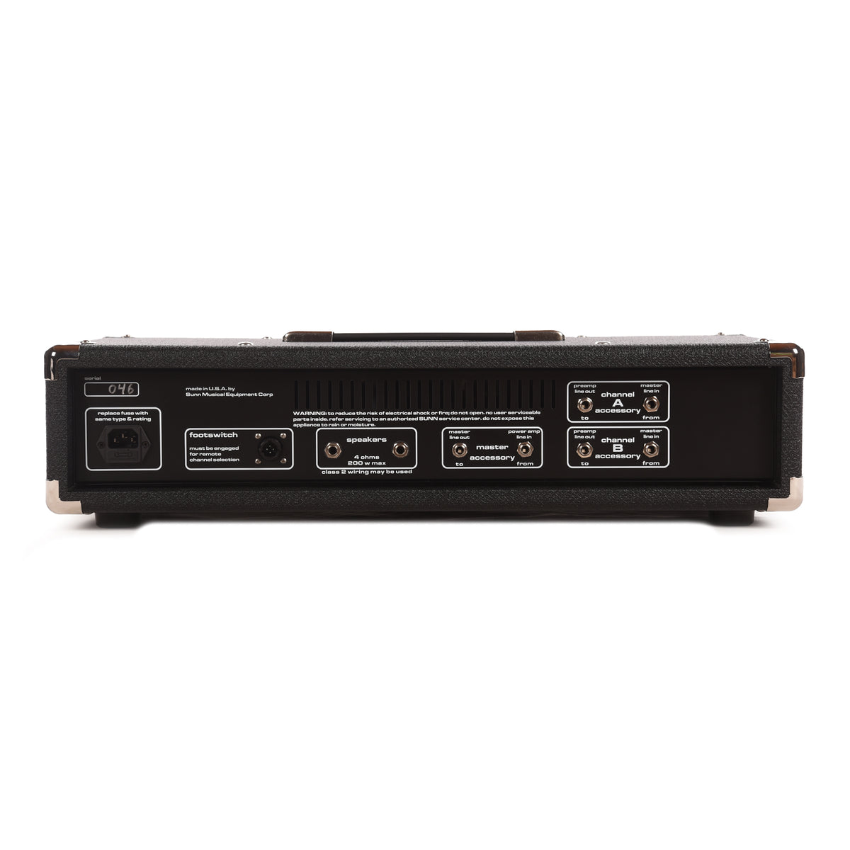 Sunn Beta Lead 200W Solid State CMOS Guitar Amp Head w/ Footswitch Amps / Guitar Amps / Guitar Heads