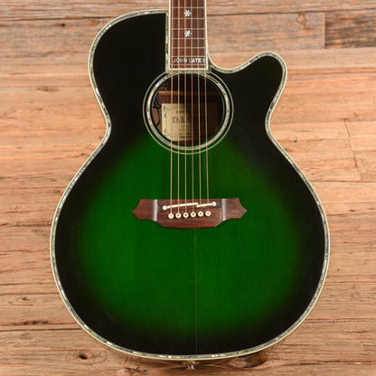 Takamine Custom Acoustic Guitar Green Green
