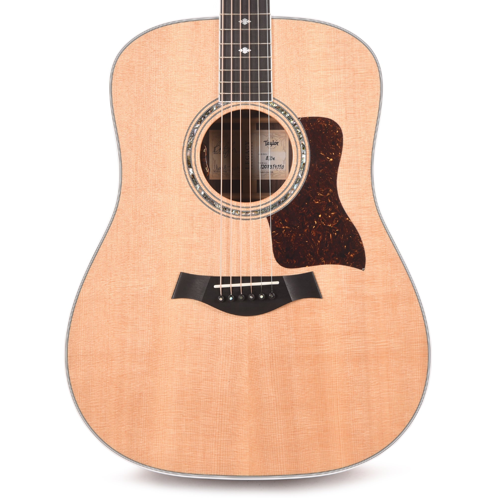 Taylor Legacy Collection 810e Dreadnought Sitka/Indian Rosewood Natural Acoustic Guitars / Dreadnought