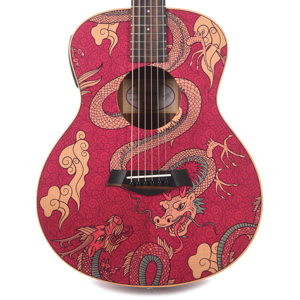 Taylor GS Mini-e Special Edition Dragon Acoustic Guitars / Mini/Travel