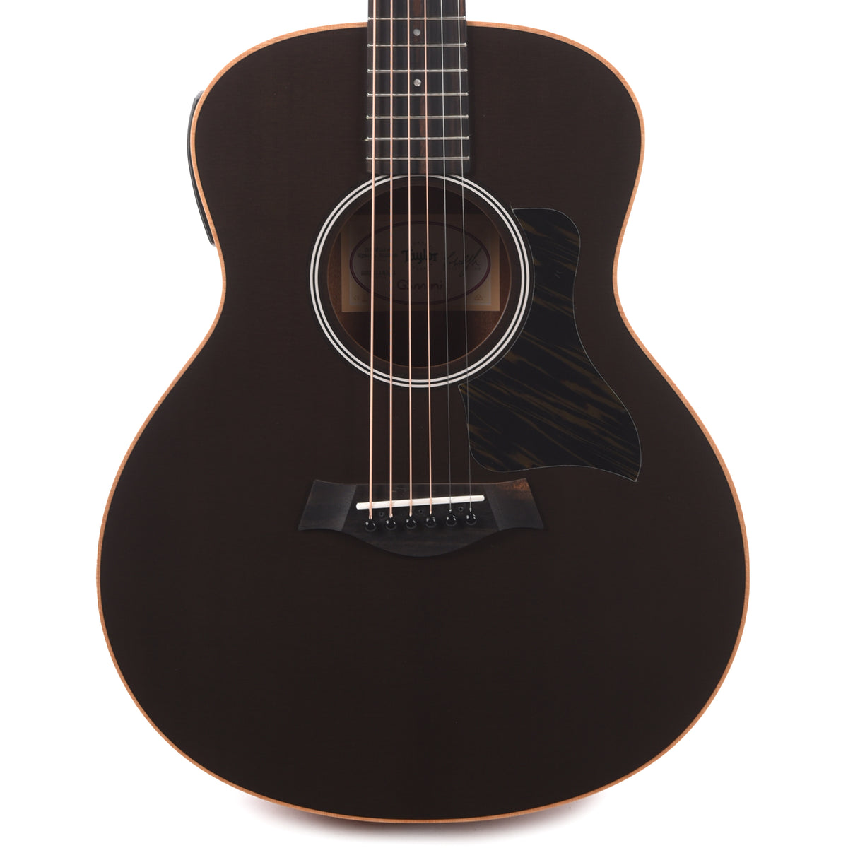 Taylor Special Edition GS Mini-e Torrefied Sitka/Sapele Trans Black Top ES-B Acoustic Guitars / Mini/Travel