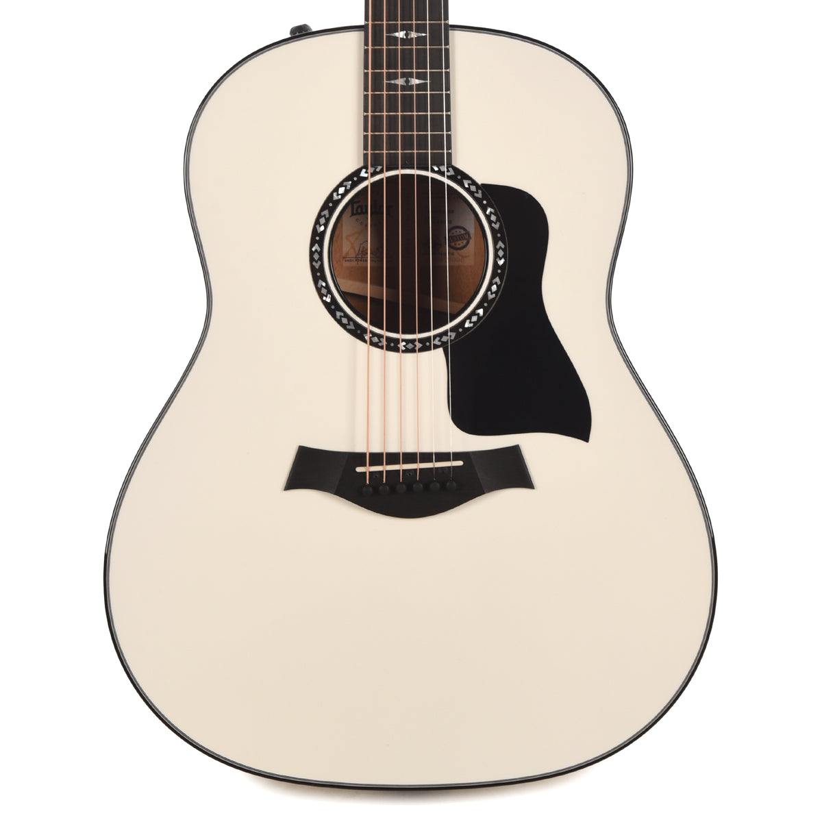 Taylor Custom "The Catch" #5 NAMM 2025 Grand Pacific Torrefied Sitka/Mahogany Pearl White ES2 Acoustic Guitars / OM and Auditorium