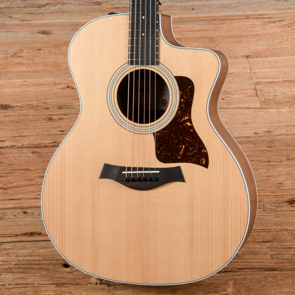 Taylor 214ce Grand Auditorium Natural 2024 Acoustic Guitars