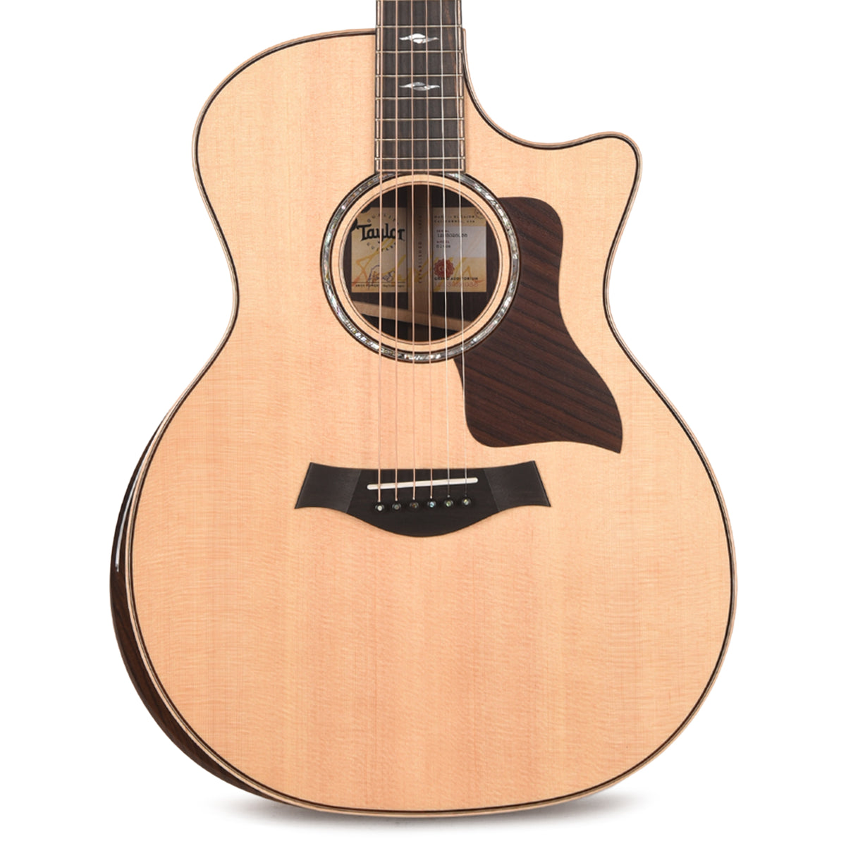 Taylor Next Generation 814ce Grand Auditorium Sitka Spruce/Rosewood Natural w/Claria Acoustic Guitars