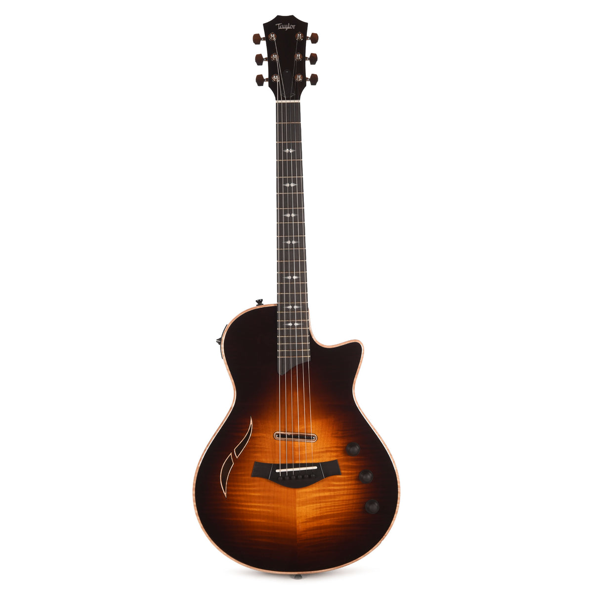 Taylor T5z Pro Figured Big Leaf Maple Dark Tobacco Sunburst Electric Guitars / Semi-Hollow