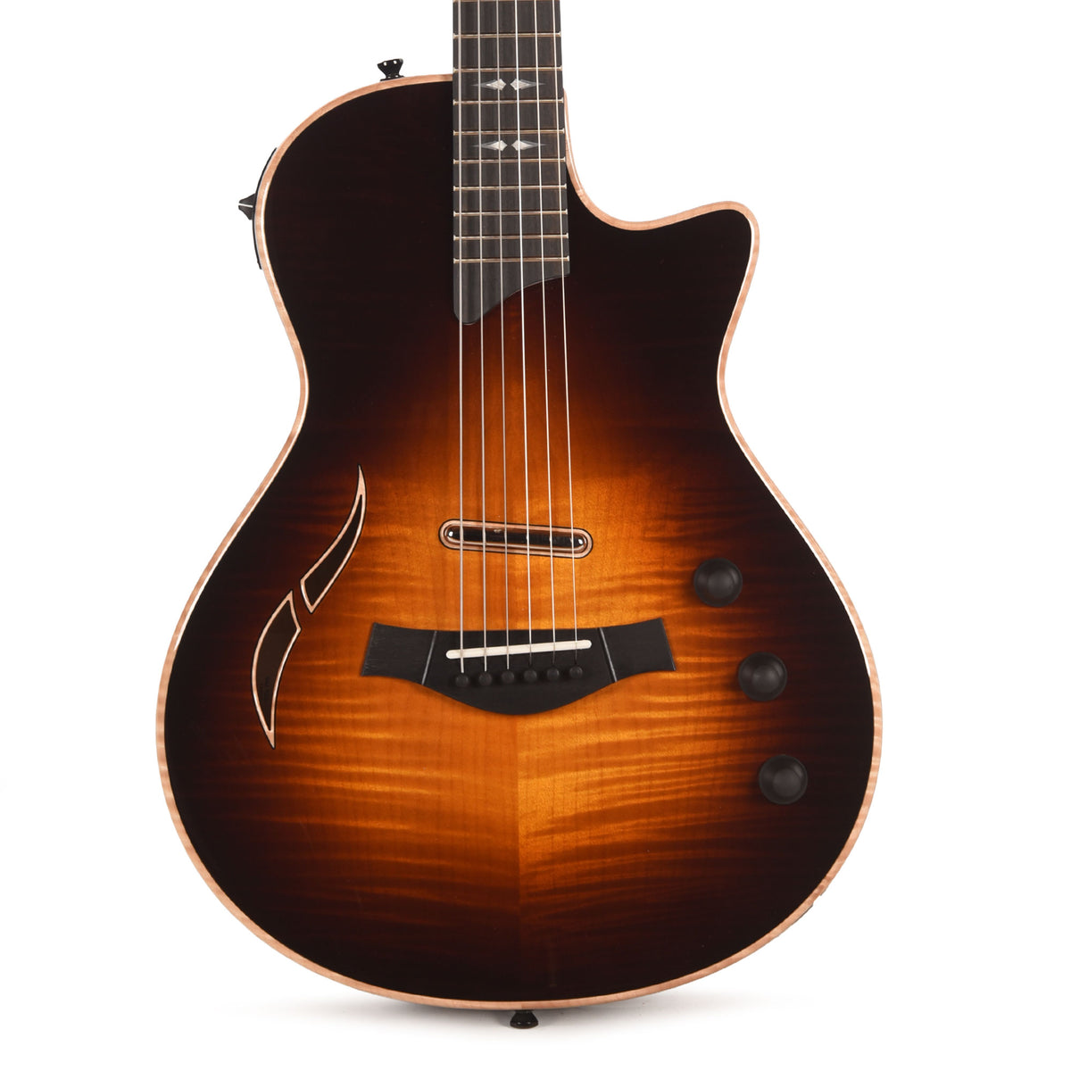 Taylor T5z Pro Figured Big Leaf Maple Dark Tobacco Sunburst Electric Guitars / Semi-Hollow