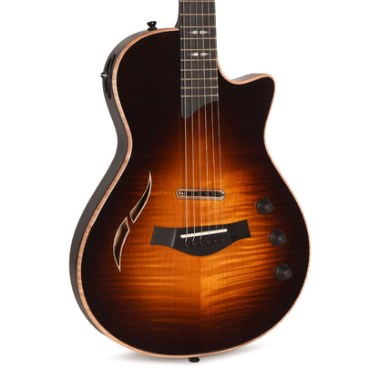 Taylor T5z Pro Figured Big Leaf Maple Dark Tobacco Sunburst Electric Guitars / Semi-Hollow