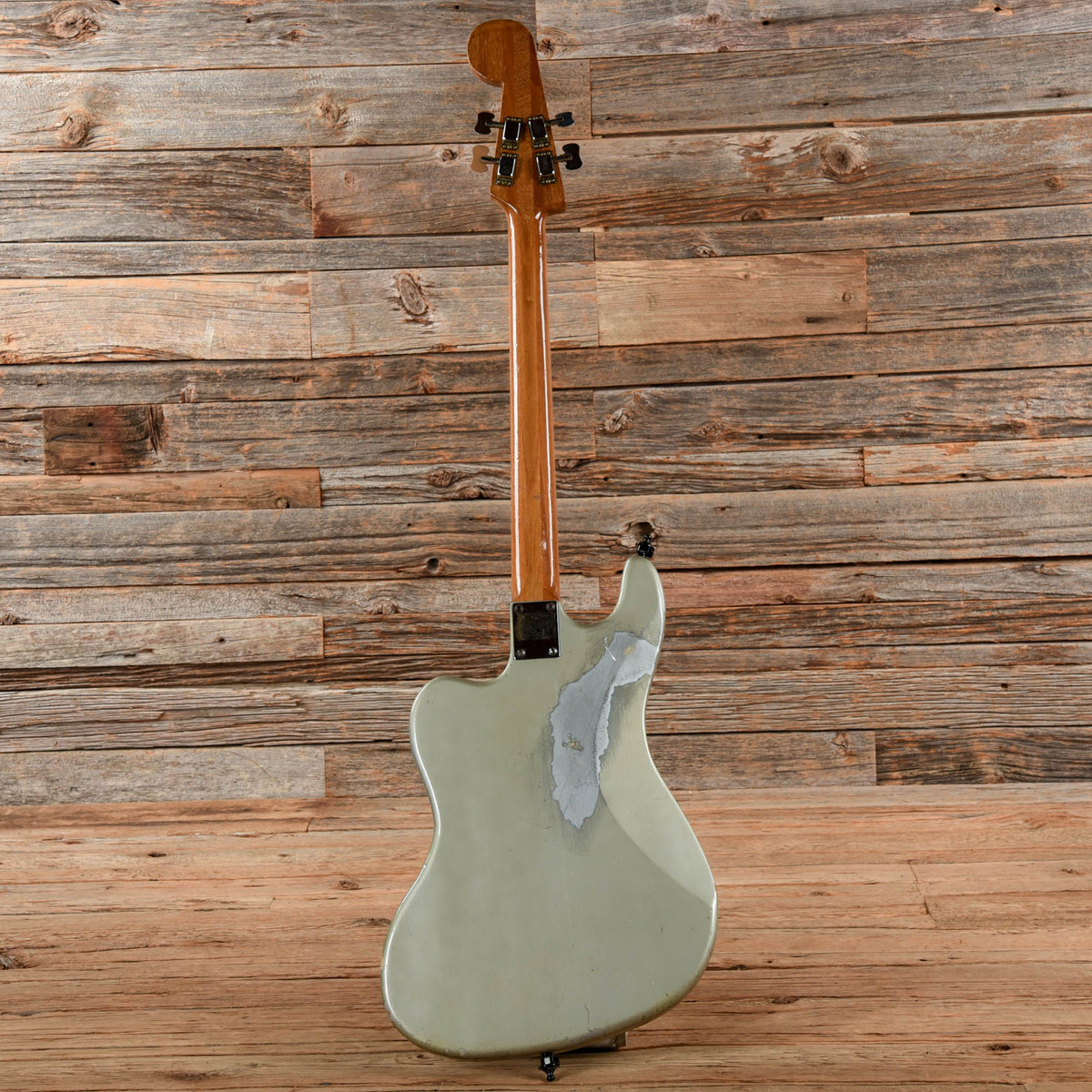 Teisco EB-200 Silver 1960s Bass Guitars / 4-String