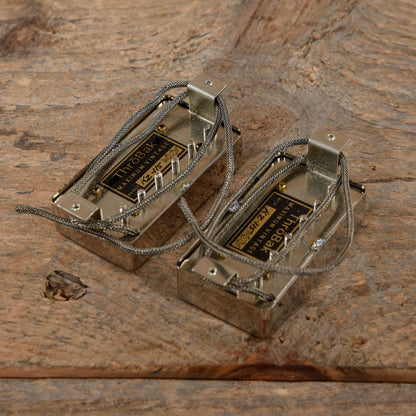 Throbak KZ-115 MXV P.A.F. Humbucker Set w/Long Alnico 2 Magnets & Aged Nickel Covers Parts / Guitar Pickups