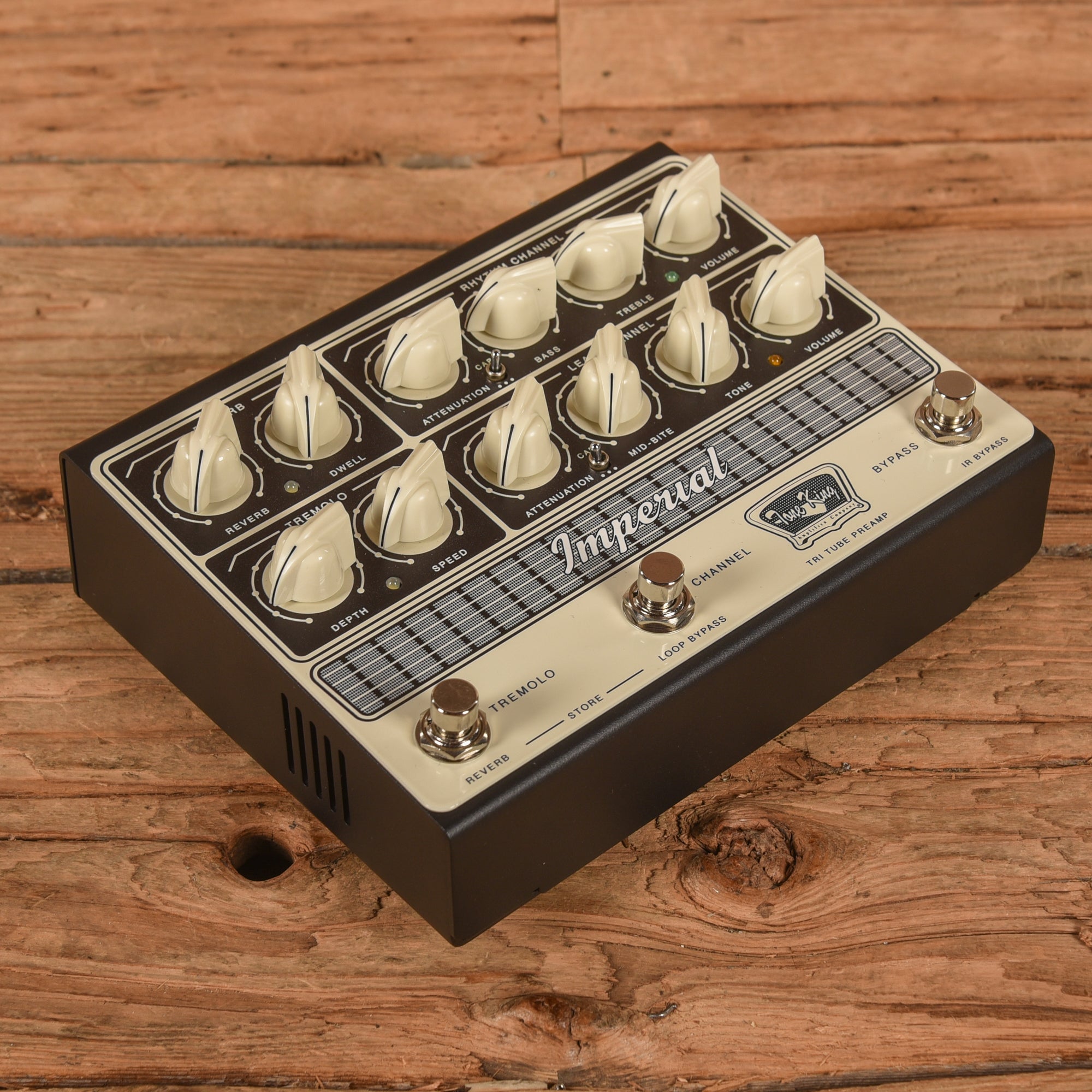 Tone King Imperial Preamp Tri-Tube Preamp Pedal Effect Pedals