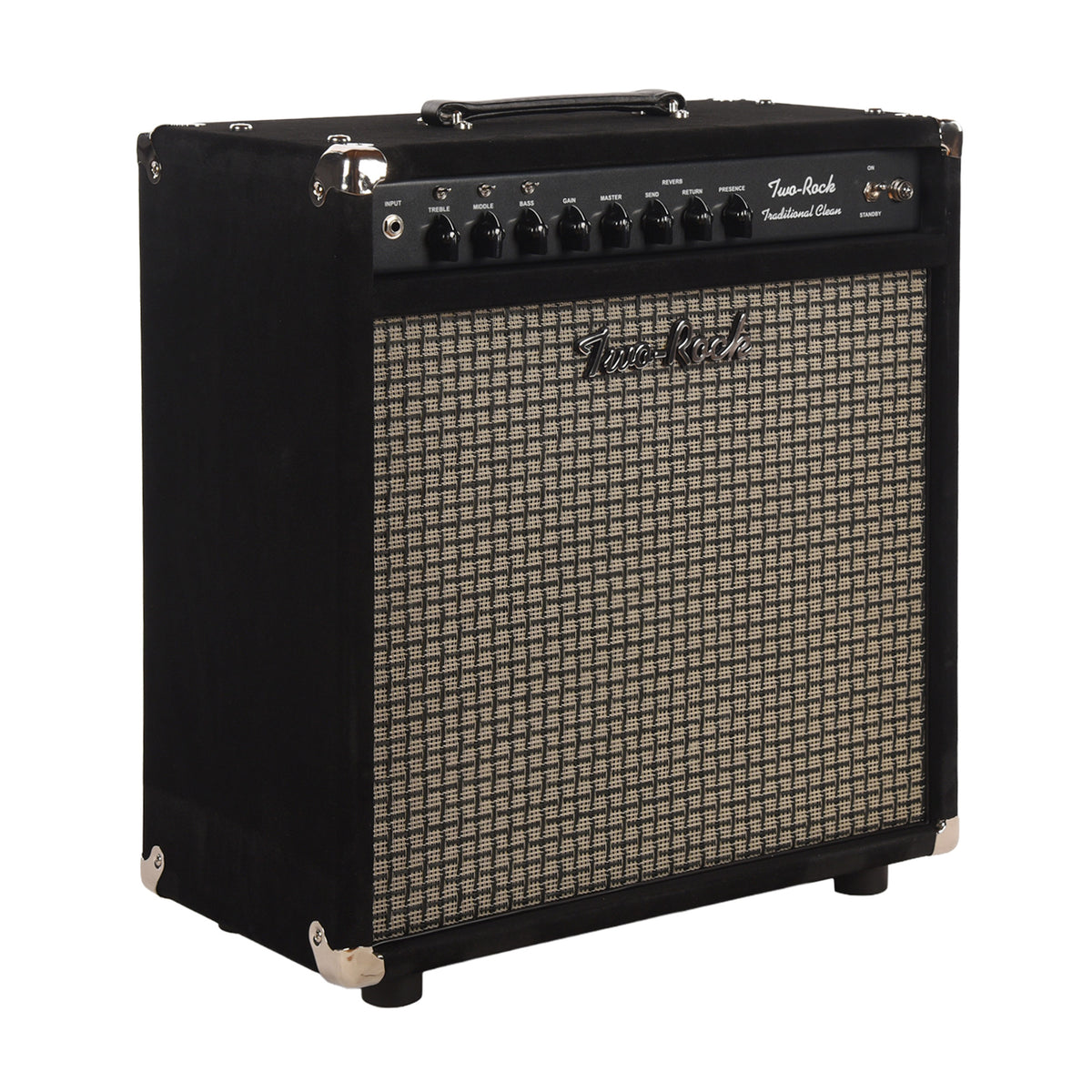 Two Rock Traditional Clean 40/20W 1x12 Combo Black Suede w/ Large Check Cloth Amplifiers