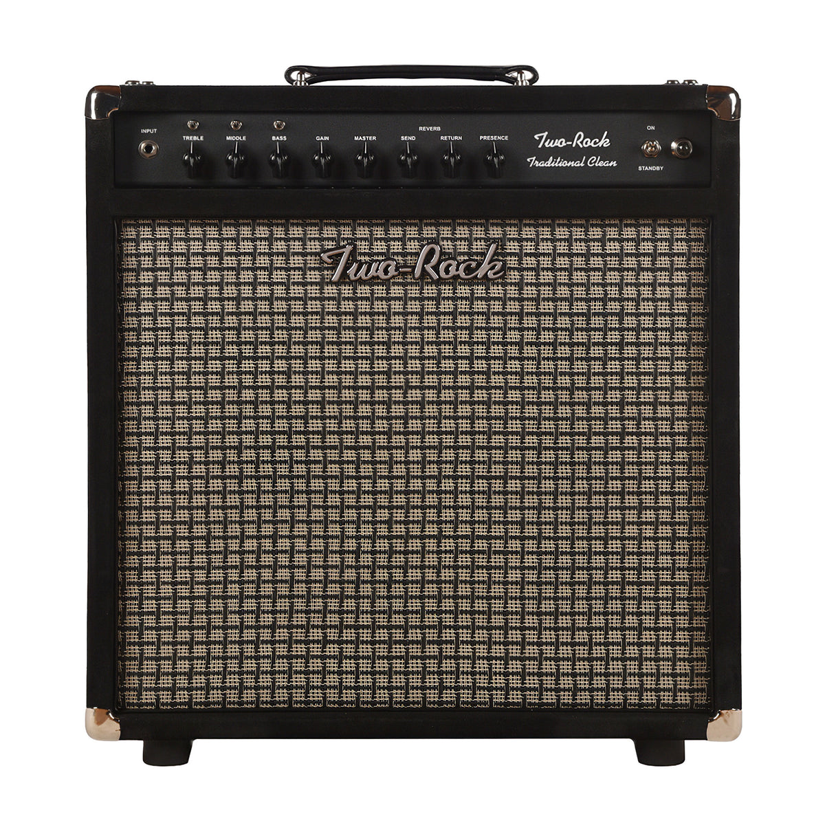 Two Rock Traditional Clean 40/20W 1x12 Combo Black Suede w/ Large Check Cloth Amplifiers