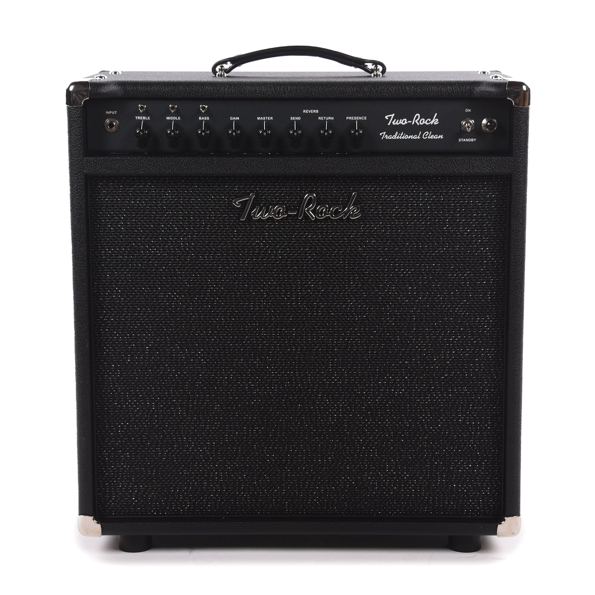 Two Rock Traditional Clean 40/20W 1x12 Combo w/ Black Bronco Tolex & Black Sparkle Matrix Cloth Amps / Guitar Amps / Guitar Combos