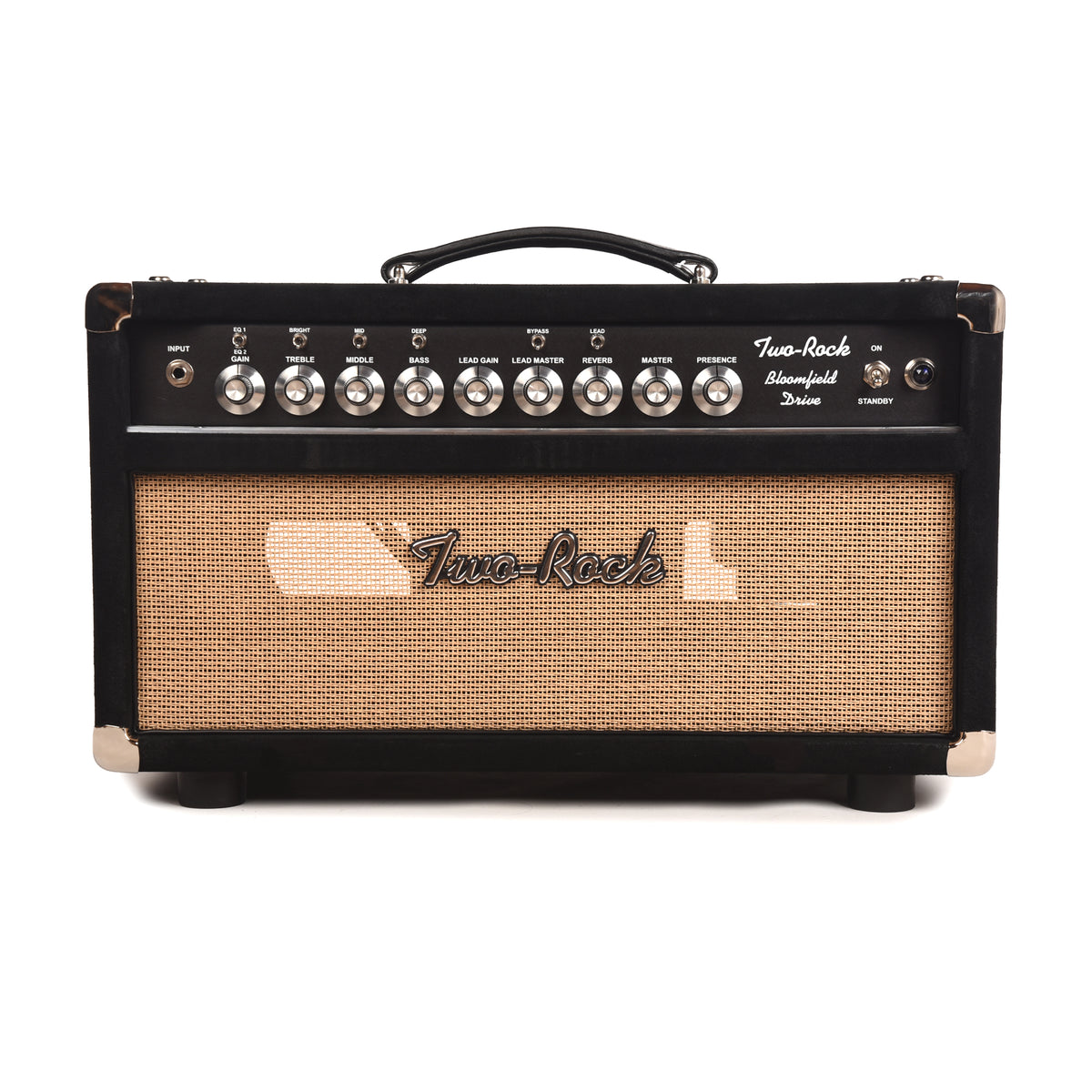 Two Rock Bloomfield Drive 100/50W Head Black Suede w/ Cane Grill Amps / Guitar Amps / Guitar Heads