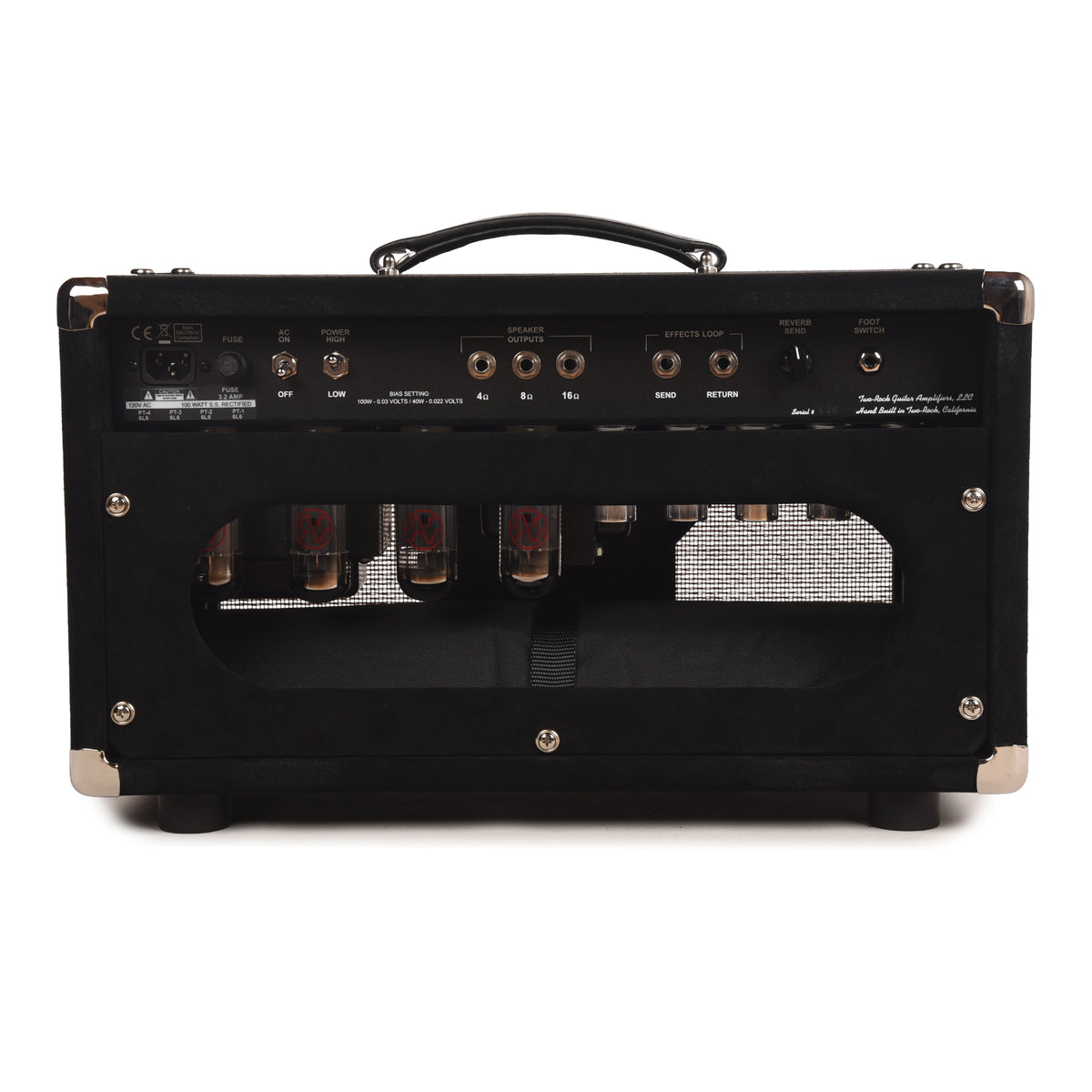 Two Rock Bloomfield Drive 100/50W Head Black Suede w/ Cane Grill Amps / Guitar Amps / Guitar Heads