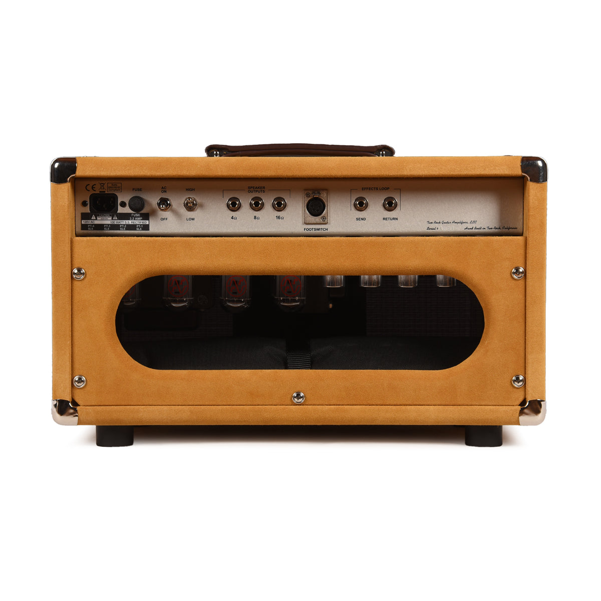 Two Rock Classic Reverb Signature Silver Anodized 100w Head Buckskin Suede w/ Oxblood Grill & Silver Skirted Knobs Amps / Guitar Amps / Guitar Heads
