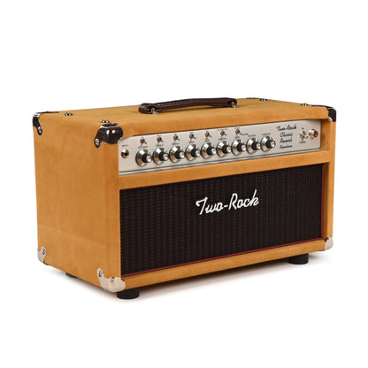Two Rock Classic Reverb Signature Silver Anodized 100w Head Buckskin Suede w/ Oxblood Grill & Silver Skirted Knobs Amps / Guitar Amps / Guitar Heads