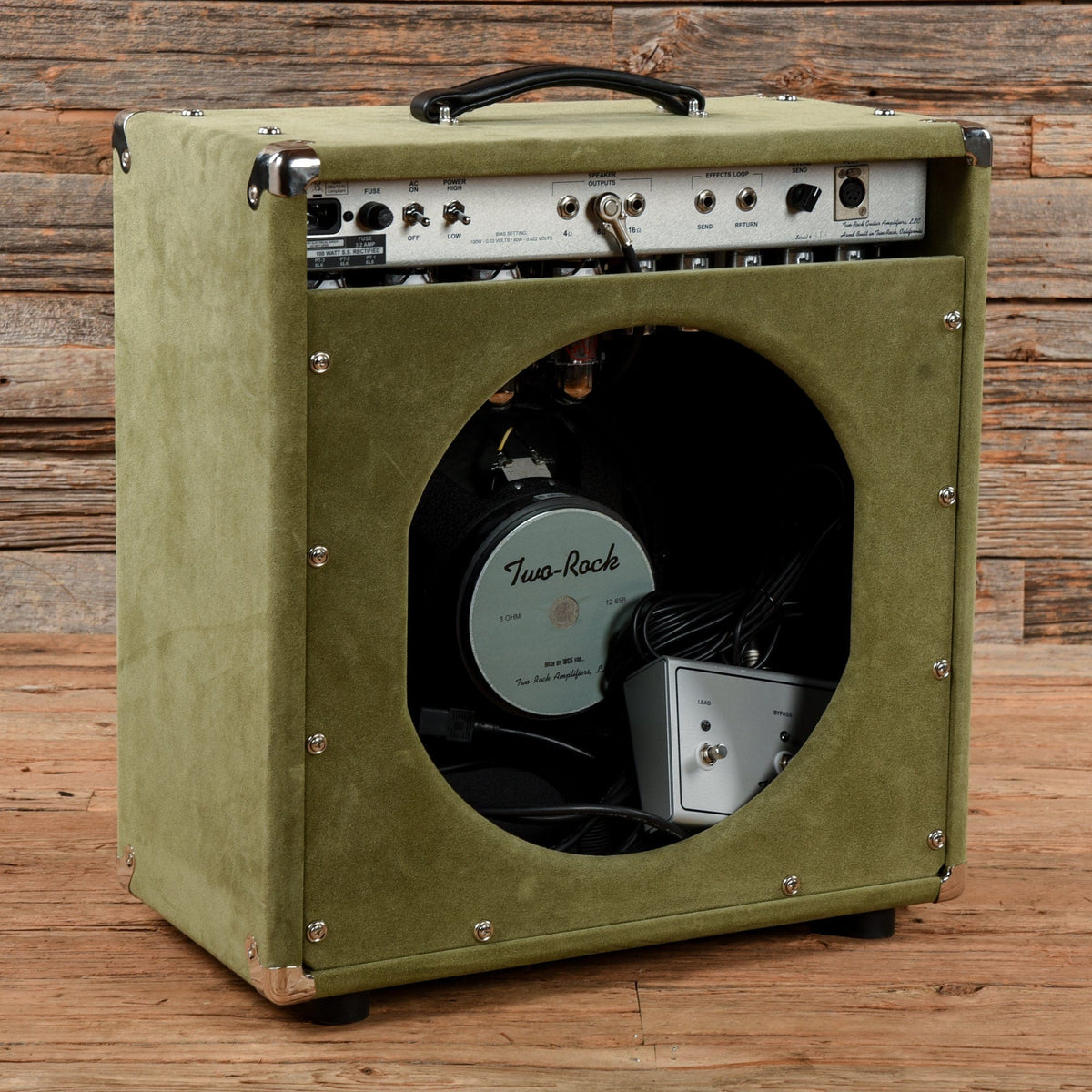 Two Rock Bloomfield Drive 100/50W 1x12" Guitar Combo Amp Green Suede Amps / Guitar Cabinets