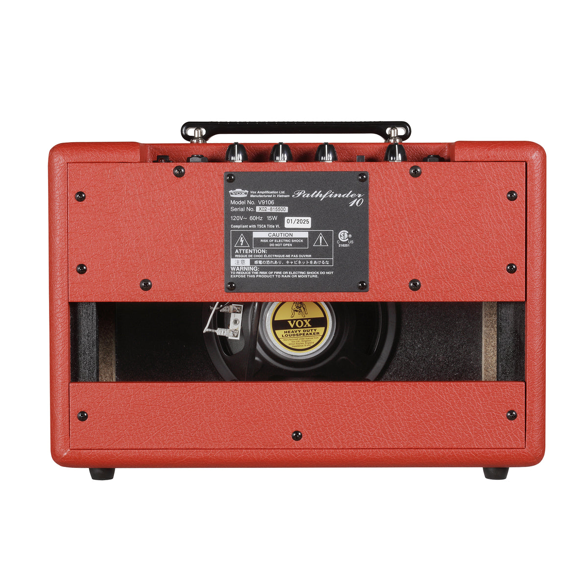 Vox V9106 Pathfinder 10w Guitar Combo Combo Limited Edition Classic Red Amps / Guitar Amps / Guitar Combos