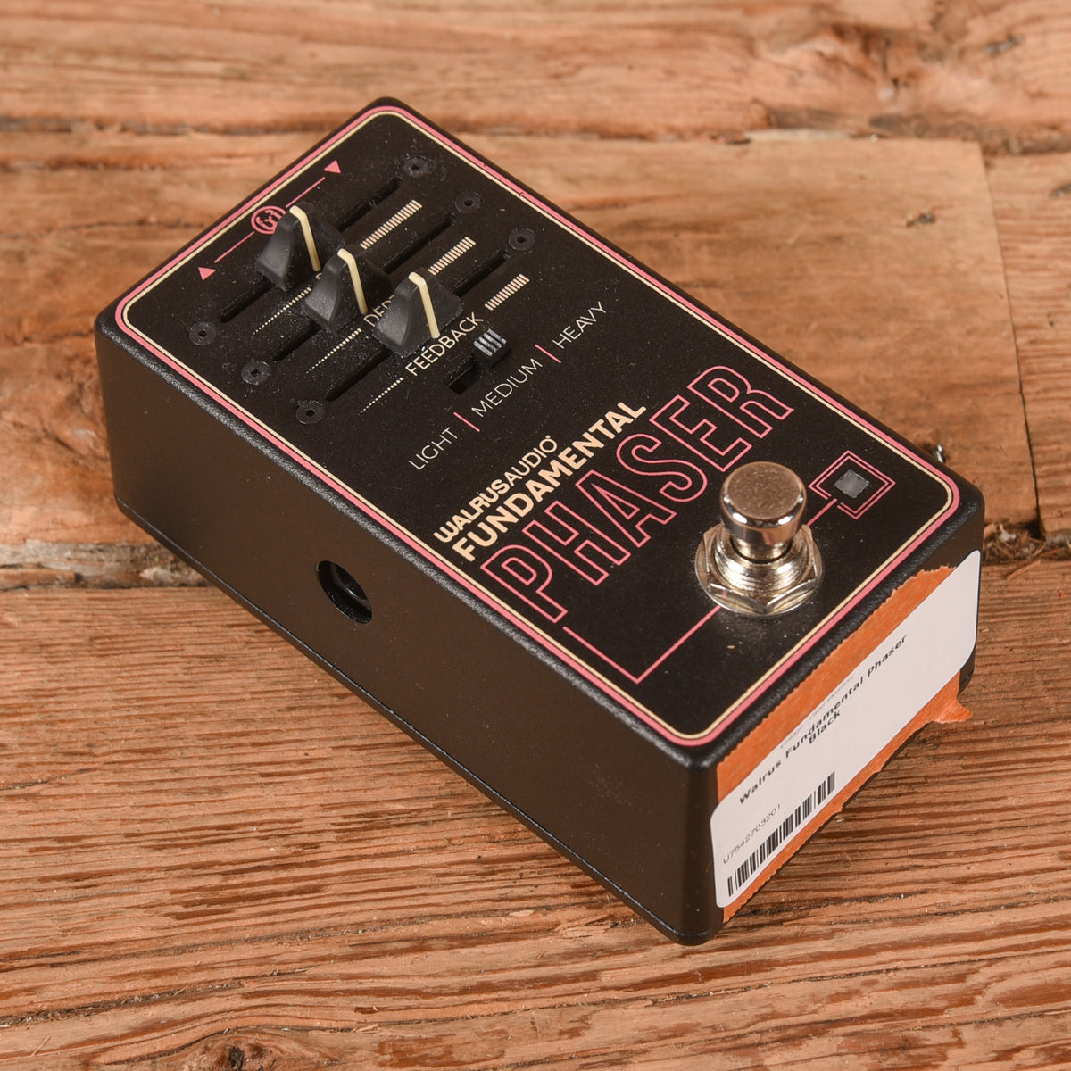 Walrus Fundamental Phaser Black Effect Pedals