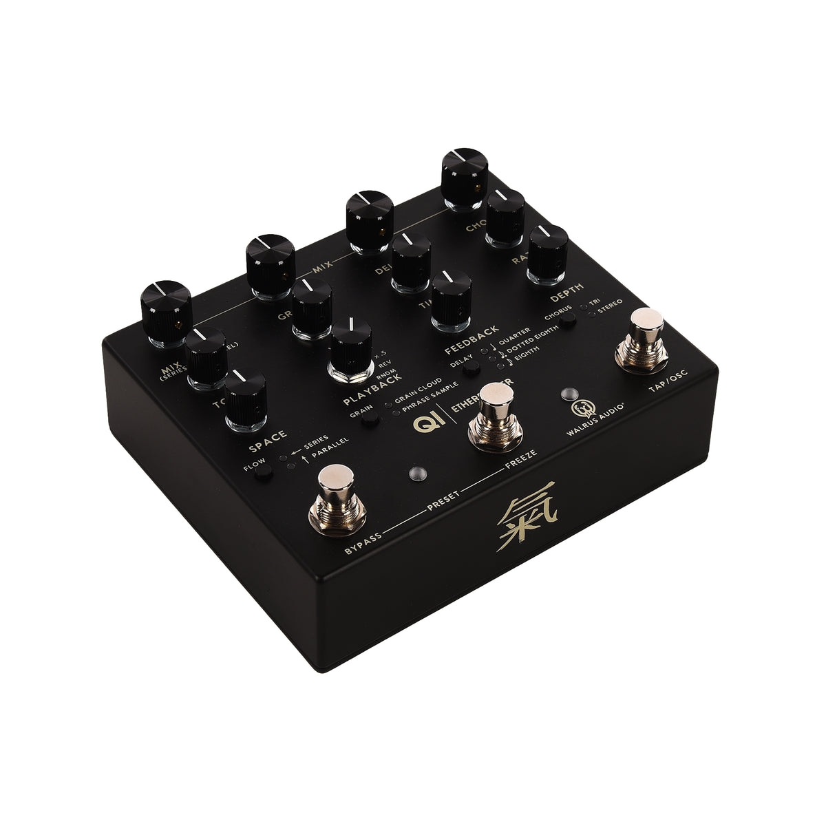Walrus Qi Etherealizer Multi-Effect Pedal Black Effects and Pedals / Multi-Effect Unit
