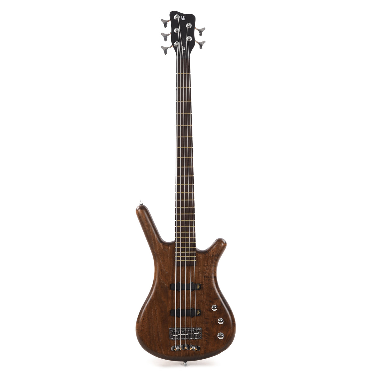 Warwick Pro Series Corvette Standard 5-String Active Ash Nirvana Black Transparent Satin Bass Guitars / 5-String or More