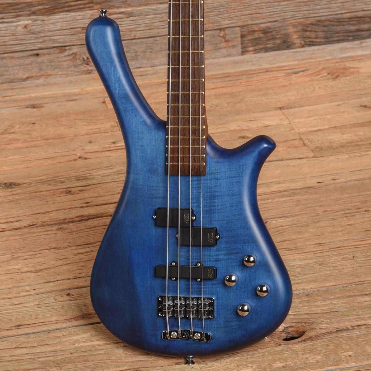 Warwick Fortress One Tranparent Blue Satin 2000 Drums and Percussion / Acoustic Drums / Full Acoustic Kits