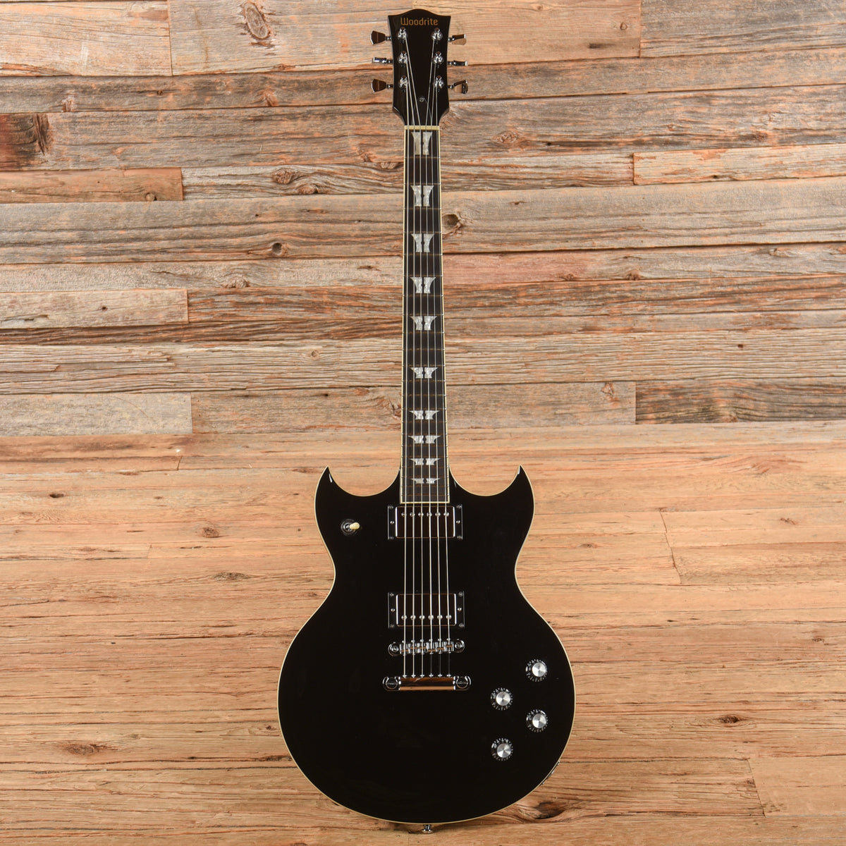Woodrite Warlord Black 2023 Electric Guitars / Solid Body