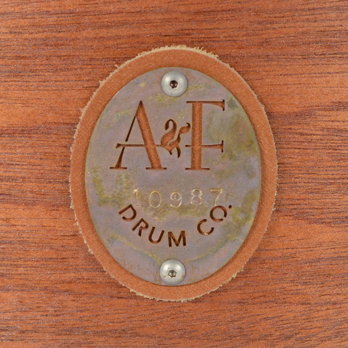 A&F Drum Co. 7x16 Mahogany Club Snare Drum w/Mahogany Hide-A-Hoops Drums and Percussion / Acoustic Drums / Snare