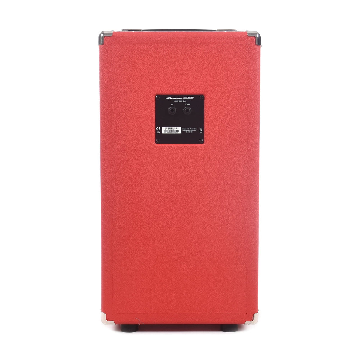 Ampeg SVT-210AV 2x10" 200-Watt Classic Bass Cabinet Red Edition Amps / Guitar Cabinets