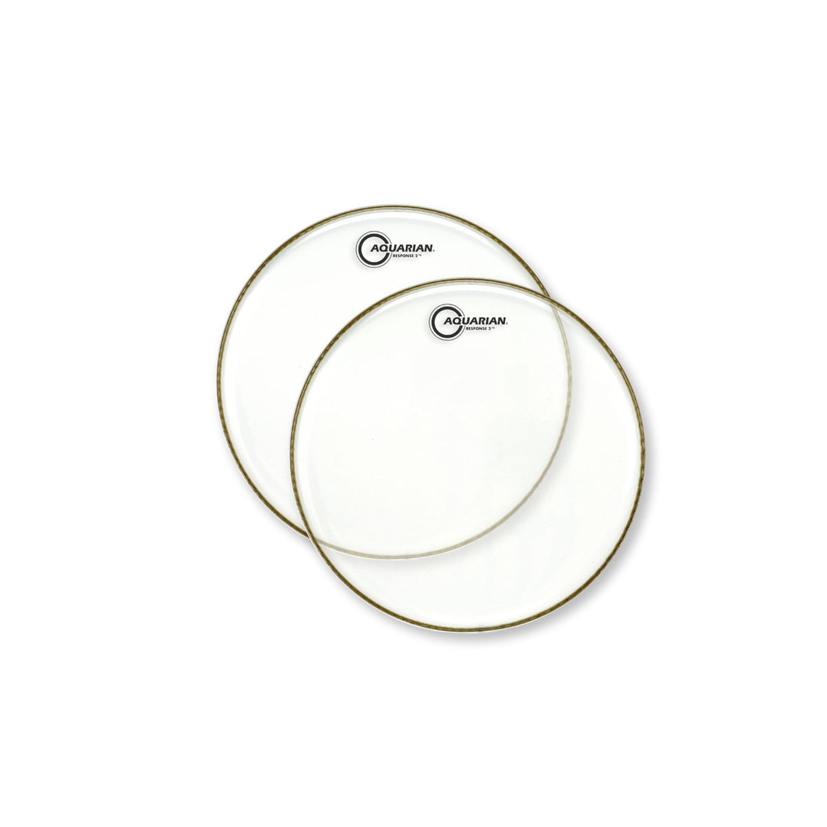 Aquarian 10" Response 2 Clear Batter (2 Pack Bundle) Drums and Percussion / Parts and Accessories / Heads