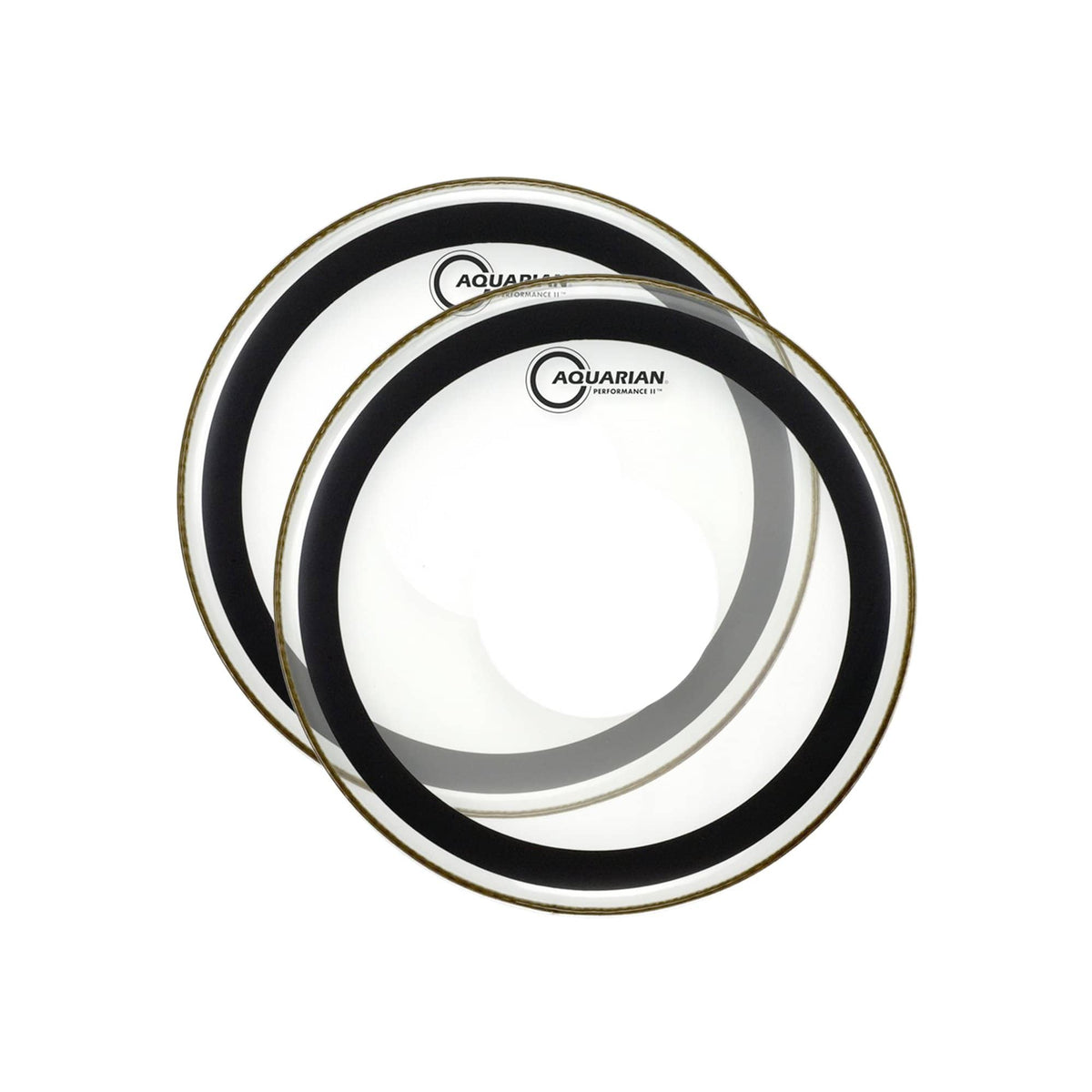 Aquarian 14" Performance II Clear w/ Dot (2 Pack Bundle) Drums and Percussion / Parts and Accessories / Heads