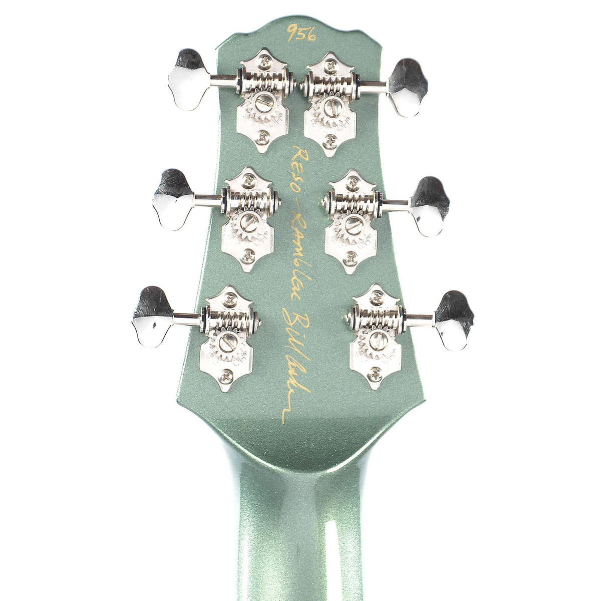 Asher Resosonic Rambler Metallic Green w/Lollar Gold Foil Electric Guitars / Semi-Hollow
