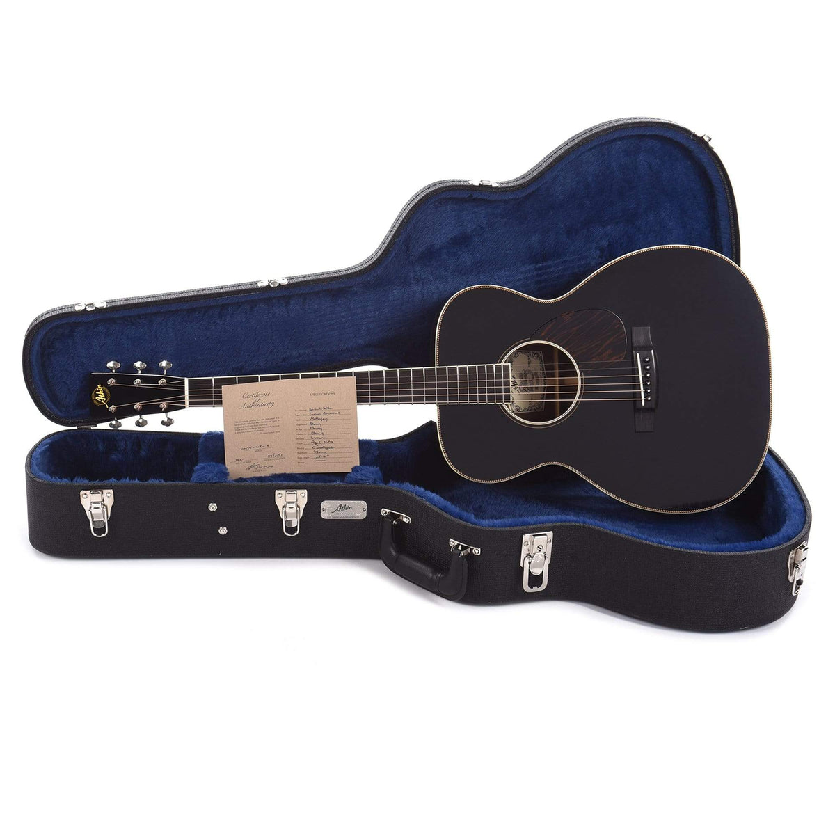 Atkin The White Rice OM Aged Torrified Sitka/Rosewood Black Top Acoustic Guitars / OM and Auditorium