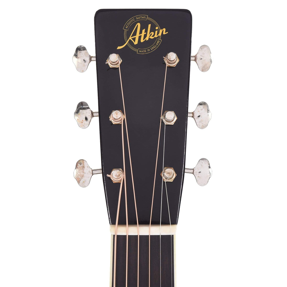 Atkin The White Rice OM Aged Torrified Sitka/Rosewood Black Top Acoustic Guitars / OM and Auditorium