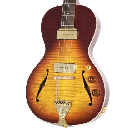 B&G Little Sister Non-Cutaway w/P90's, Brazilian Board, and Honduran Mahogany Neck Electric Guitars / Semi-Hollow